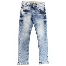 Cal�a Jeans Desbotada Infantil Masculina Via Onix