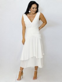 Vestido Sandy Branco