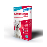 Advantage Max3 M 4 a 10kg ? Antipulgas e Carrapatos para C�es