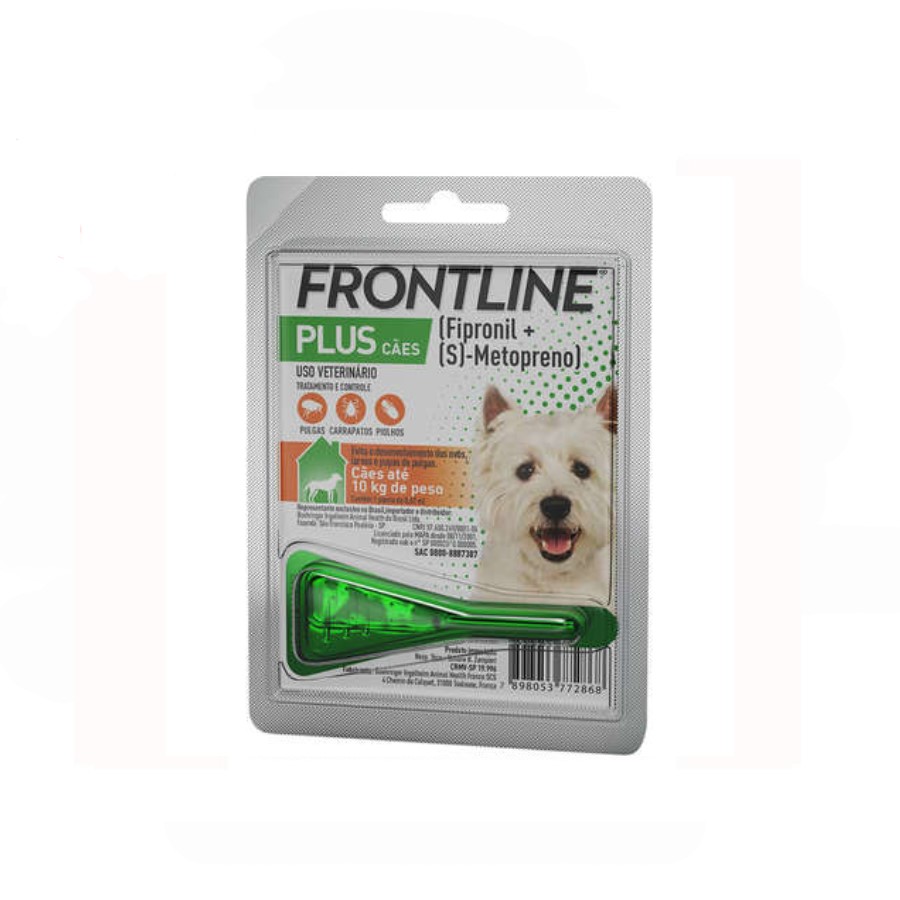 Frontline Plus Cães Até 10kg