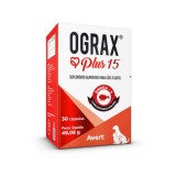 Ograx Plus 15 ? Suplemento com Ômega-3 Pronova Pure para Cães e Gatos