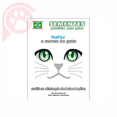 Sementes Graminha para Gatos Pet Pira Imagem 1