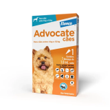 Advocate C�es 4 a 10kg 1,0ml ? Antipulgas e Verm�fugo Completo