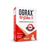 Ograx Plus 5 ? Suplemento com Ômega-3 Pronova Pure para Cães e Gatos