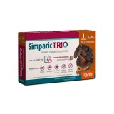 Antipulgas e Carrapatos Simparic Trio 12mg C�es 5,1 - 10kg