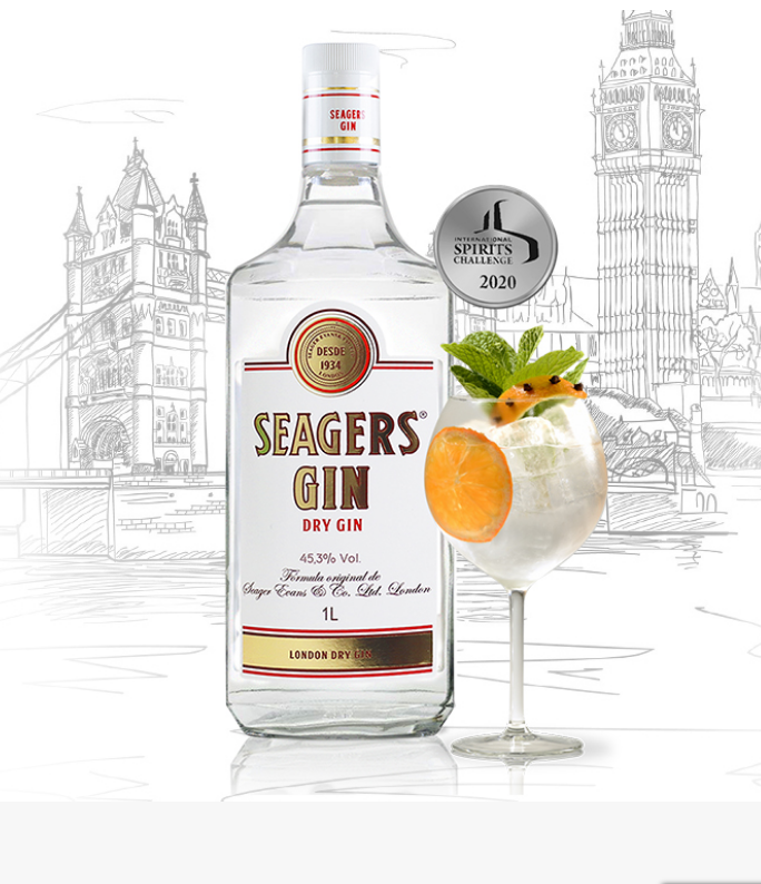 GIN SEAGER S 980ML LONDON DRY