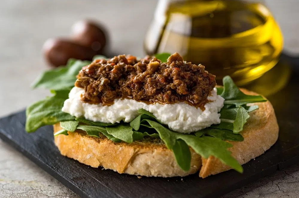 BRUSCHETTA LA PASTINA 140G AZEITONA PRETA