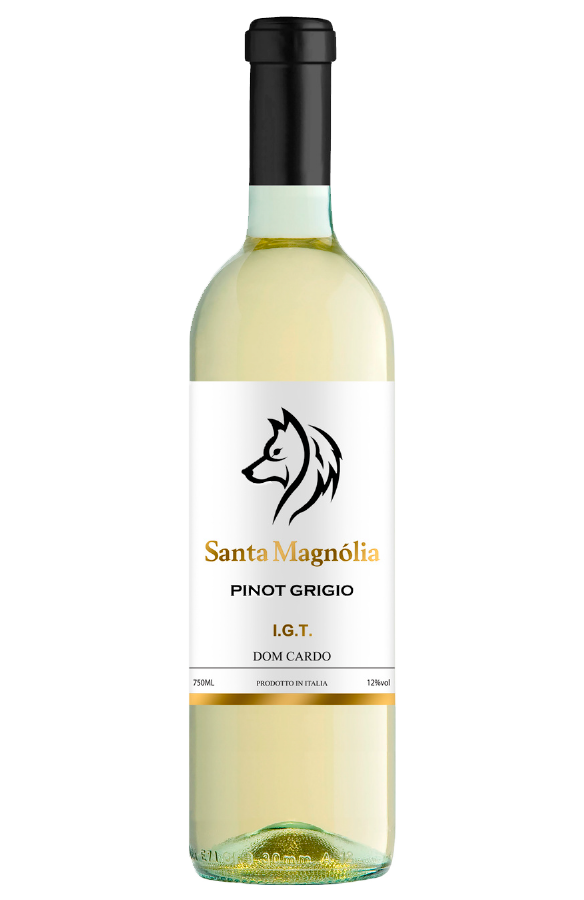 VINHO SANTA MAGNOLIA PINOT GRIGIO 750ML 12% DOM CARDO CASTELLO DI LOZZOLO