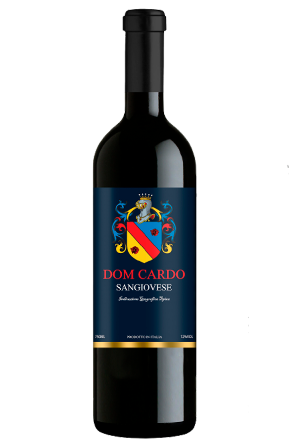 VINHO DOM CARDO RUBICONE SANGIOVESE 750ML SAFRA 2020 12% CASTELLO DI LOZZOLO