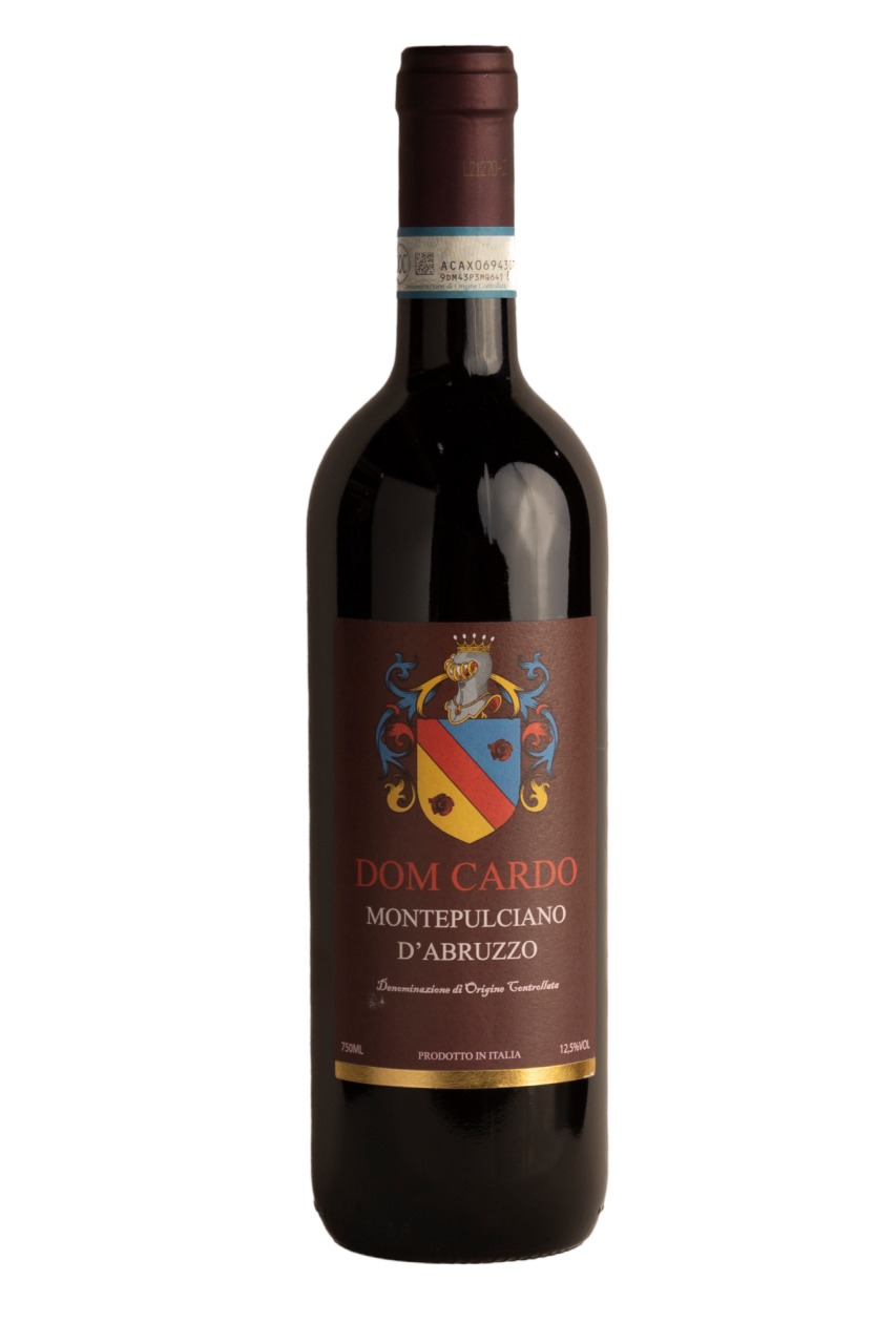 VINHO DOM CARDO MONTEPULCIANO D ABRUZZO 750ML SAFRA 2020 12% CASTELLO DI LOZZOLO