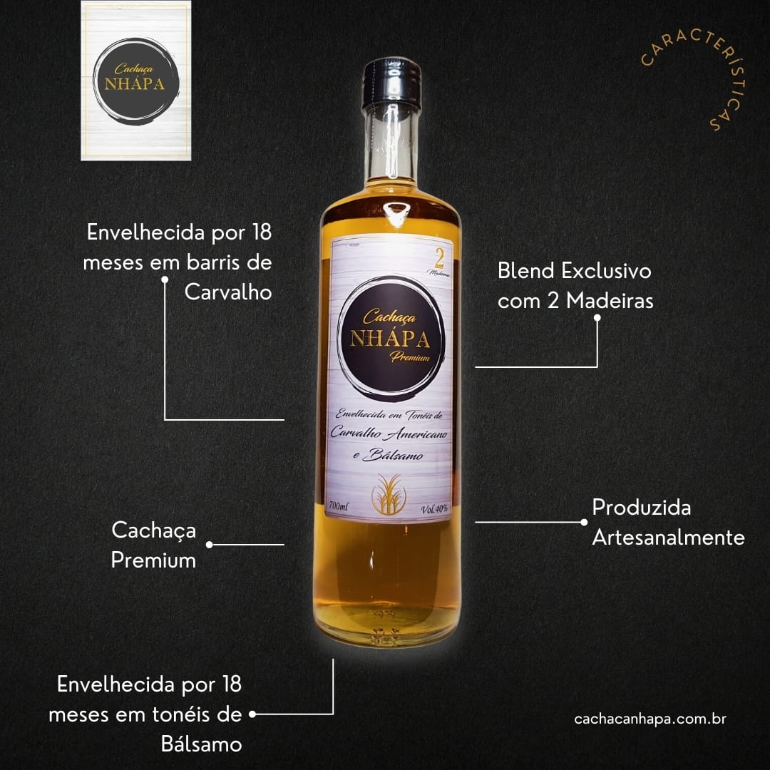 CACHACA NHAPA PREMIUM 700ML