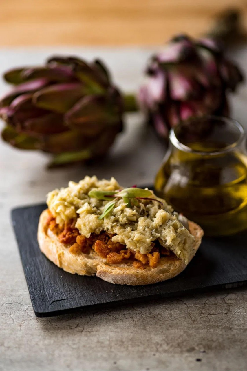 BRUSCHETTA LA PASTINA 140G ALCACHOFRA PEDACOS
