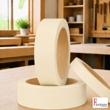 Fita de borda PP0098 Marfim Texturizada 22mm x 20m espessura 0,45mm