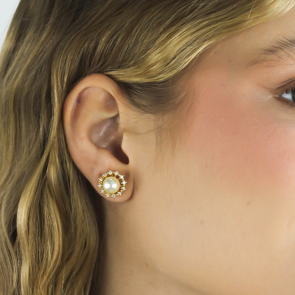 Brinco p�rola Maria