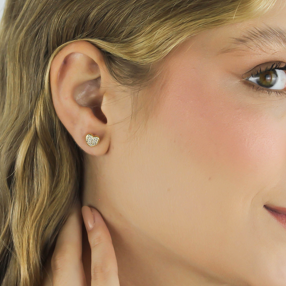 Brinco cora��o C�lia