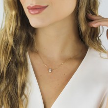 Colar pingente zirc�nia Angela