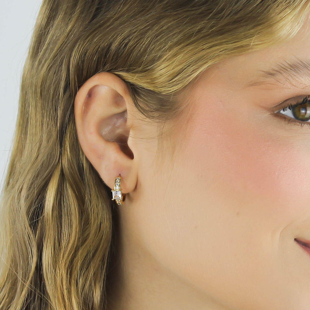 Argola cravejada Ayla