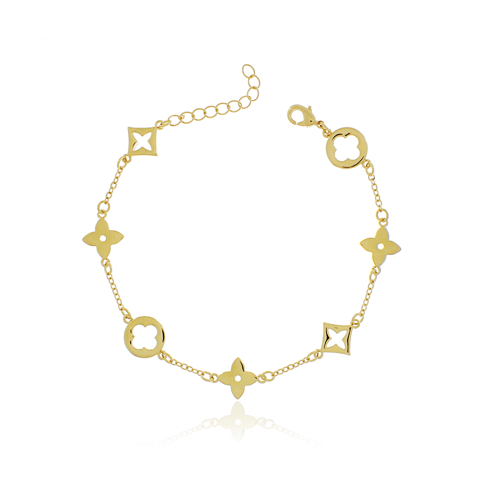 Pulseira trevo Gaby