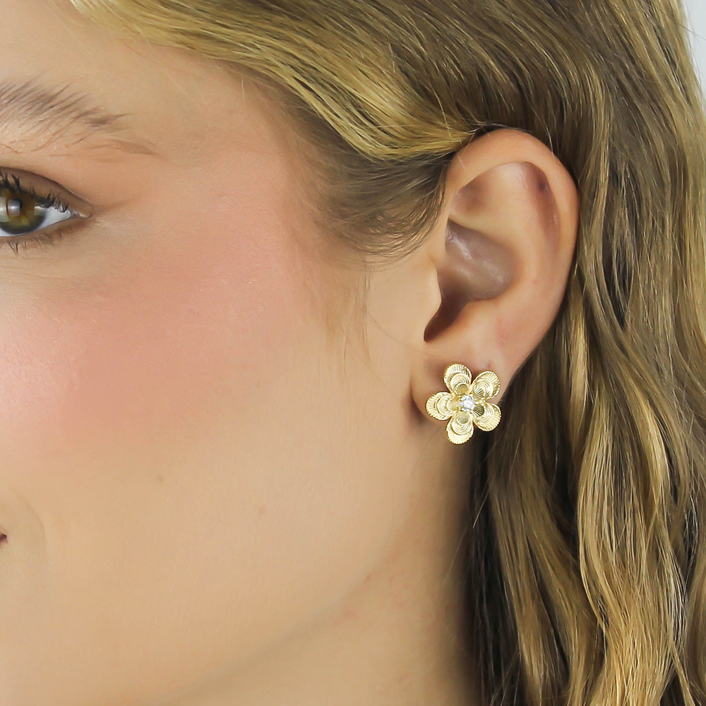 Brinco flor Eloisa