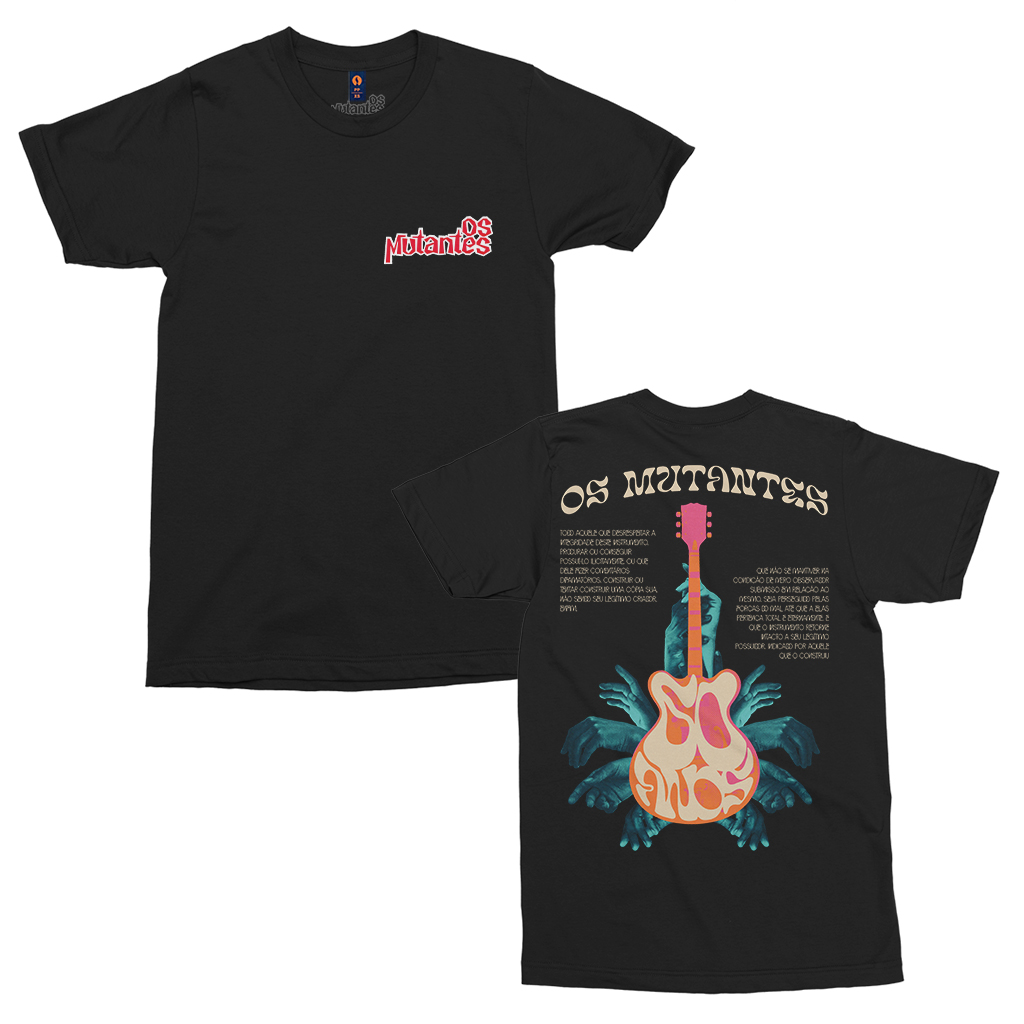 Camiseta - Os Mutantes 60 Anos - Guitarra