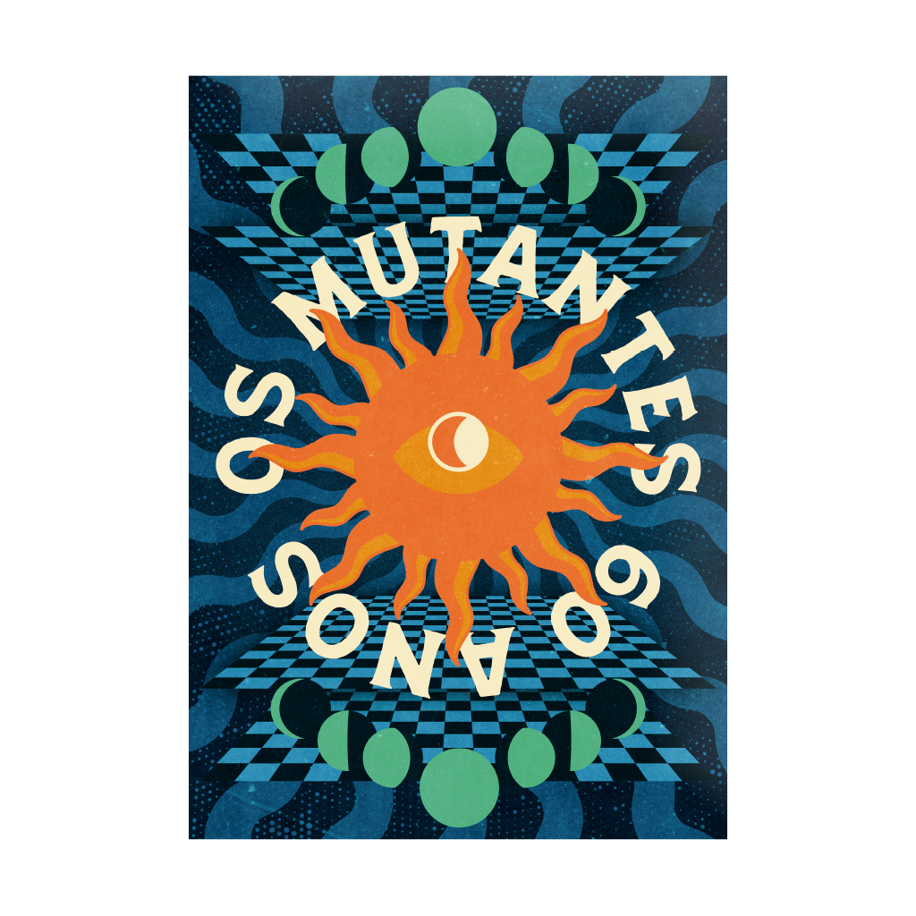 P�ster Autografado - Os Mutantes 60 Anos.