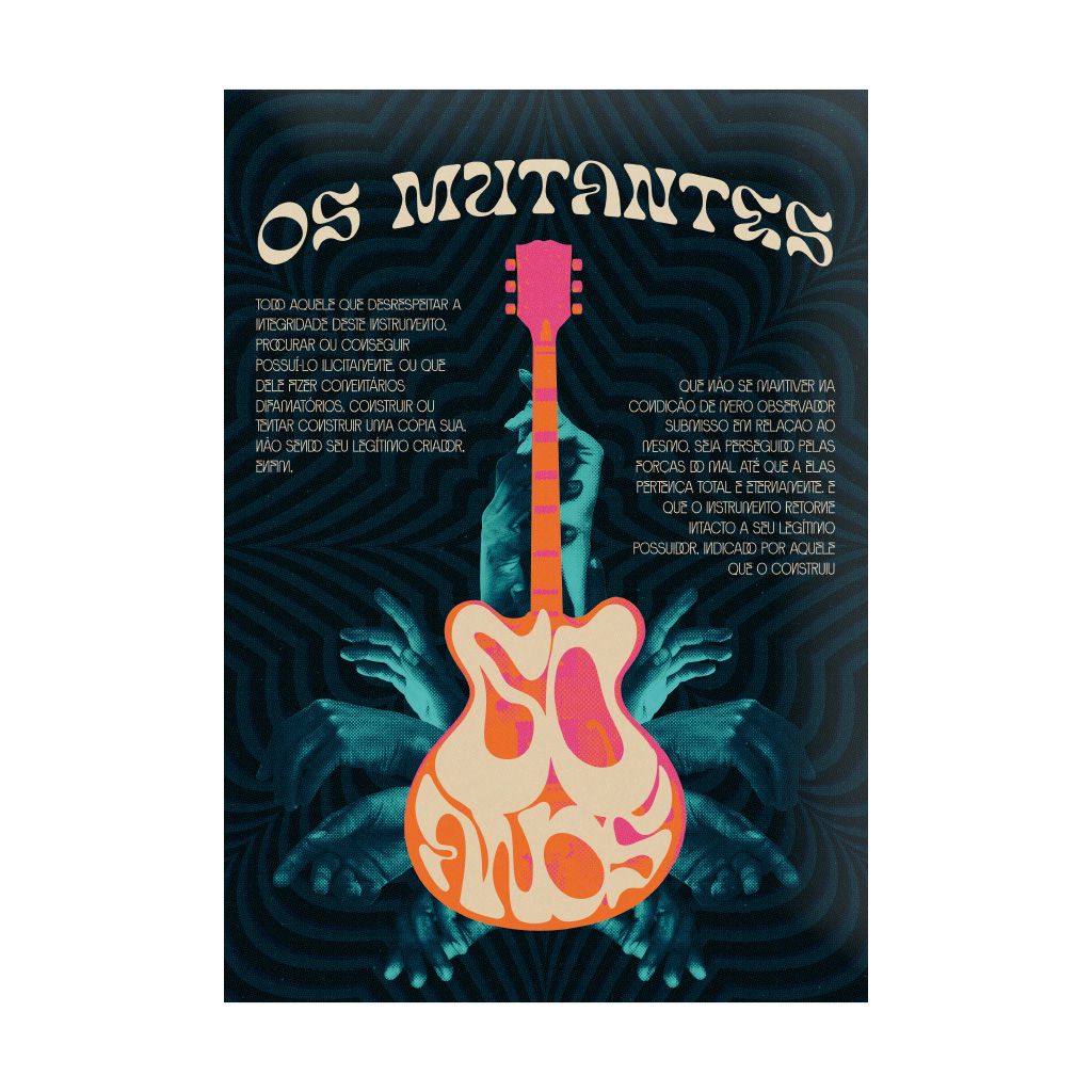 P�ster - Os Mutantes 60 Anos