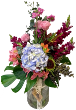 Buque de Flores Silvestres no Pote  G
