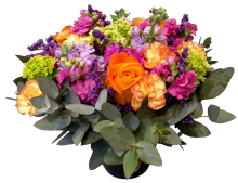 Mix Floral Especial com Rosa Laranja - G