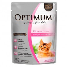 OPTIMUM CAT SACHE FILHOTE FRAN 85G