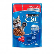 CAT CHOW Sache Adultos Carne ao Molho 85g