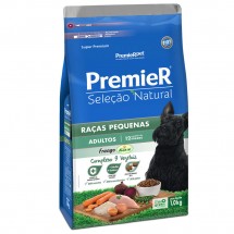 Premier Seleo Natural Ces Adultos Raas Pequenas Sabor Frango 1kg