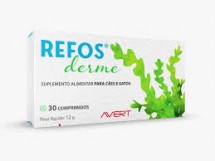 REFOS DERME CES E GATOS 30 COMPRIMIDOS