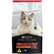 PRO PLAN gatos adultos frango e arroz 1 KG