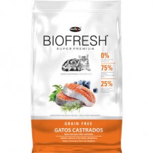 BIOFRESH GRAIN FREE GATOS CASTRADOS SABOR SALMO 1,5KG