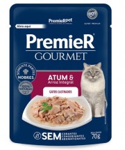 Premier Sache Gourmet Gatos - Atum E Arroz Integral 70 g