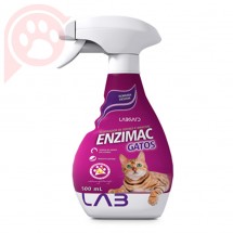 ENZIMAC GATOS ELIMINADOR DE ODORES E MANCHAS 500ML