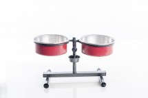 COMEDOURO REGULAVEL ANTI FORMIGA PEQUENO VERMELHO  3 Litros