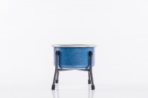 COMEDOURO ARAMADO NF SIMPLES FILHOTE  AZUL