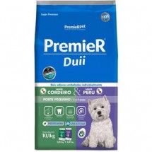 Premier Ambientes Internos Duo Ces Adultos Sabores Cordeiro & Peru 10kg