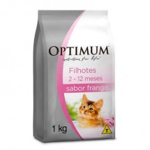OPTIMUM CAT FILHOTE FRANGO 1KG