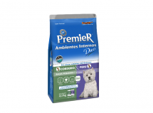 Premier Ambientes Internos Duo Ces Adultos Sabores Cordeiro & Peru 2,5kg