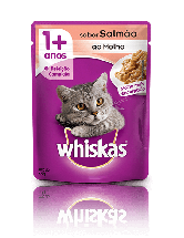 WHISKAS SACHE SALMAO 85G