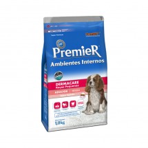 Premier Ces Ambientes Internos Dermacare Adultos Sabor Salmo 1kg