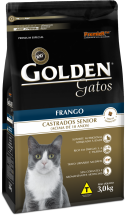 Golden Gatos Castrados Senior 3kg
