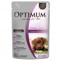 OPTIMUM DOG SACHE FILHOTE FRAN 100G