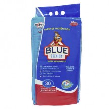 TAPETE HIGI�NICO BLUE EXPREMIUM  C/30 UNIDADES