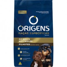ORIGENS FILHOTE PITBULL ROTTWEILER 15KG