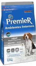 Premier Ces Ambientes Internos Light Adultos Sabor Frango & Salmo 2,5kg