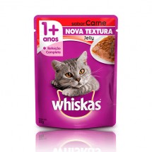 WHISKAS SACHE JELLY CARNE 85G