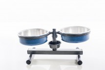 COMEDOURO REGULAVEL ANTI FORMIGA MINI AZUL 1.2 Litros